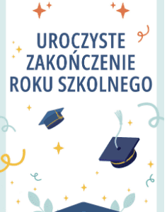 Roll-up Zakończenie roku szkolnego v4